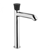 Paini Domus Смеситель для раковины высокий 22 см, без донного клапана, цвет: хром 18CR205PZLL