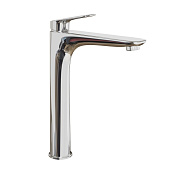 Paini Laguna Смеситель для раковины высокий 23,2 см, без донного клапана, цвет: хром LACR205LL