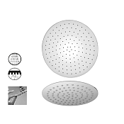 Paini Milano Верхний душ без кронштейна, 25 см, 1 вид струи, ультратонкий, цвет: хром 50CR759UP25E