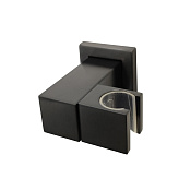 Paini Шланговое подключение с держателем для лейки, латунь, цвет: черный брашированный 50PZ480QQ