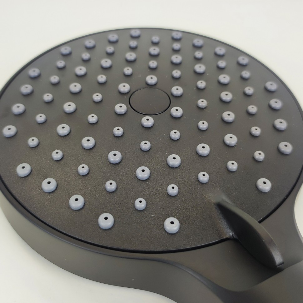 Paini Torino Душевая лейка, 3 режима, латунь, цвет: черный матовый TRYO155F3D110