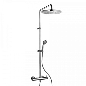 Paini Cox Душевая стойка: термостат, ручной душ 1 вид струи, шланг, верхний душ 25 см, цвет: хром 78CR689THAE28P1