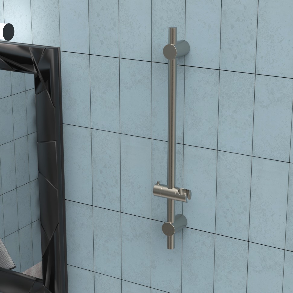 Paini Verona Душевая штанга 70 см, цвет: никель брашированный 99PW124P1