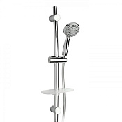 Paini Monza Душевой гарнитур: душевая лейка 5 видов струи, штанга 70 см, мыльница, шланг, цвет: хром 50CR124/P20