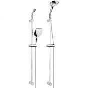 Paini Pescara Душевой гарнитур: душевая лейка, штанга 90 см, шланг 150 см, цвет: хром PSCR121