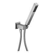 Paini Душевой гарнитур для встраиваемого смесителя: душевая лейка, держатель, шланг, цвет: хром 21CR440