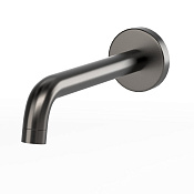 Paini Cox Излив настенный для ванны 19 см, цвет: черный брашированный 78PZ207CAN19