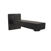 Paini Grazia Излив настенный для ванны 21 см, цвет: черный брашированный 21PZ430PL