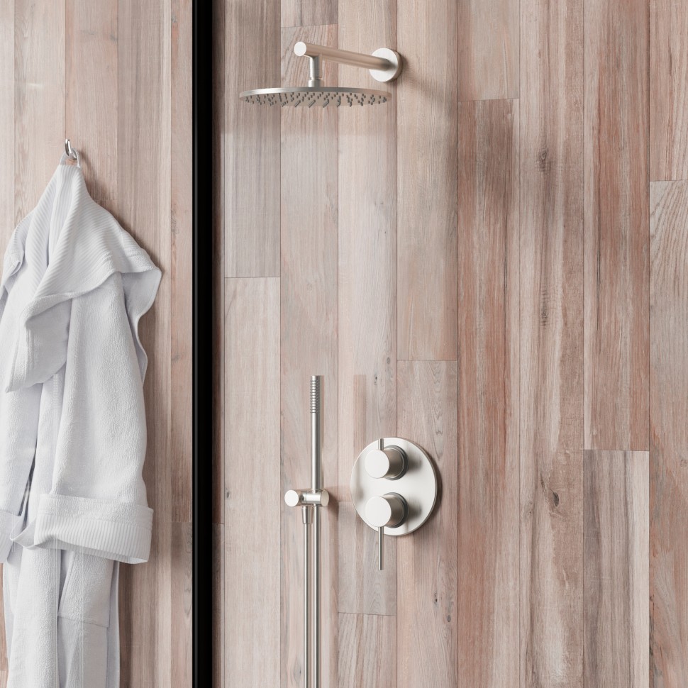 Paini Кронштейн настенный 35 см, цвет: никель брашированный 50PW745TT35