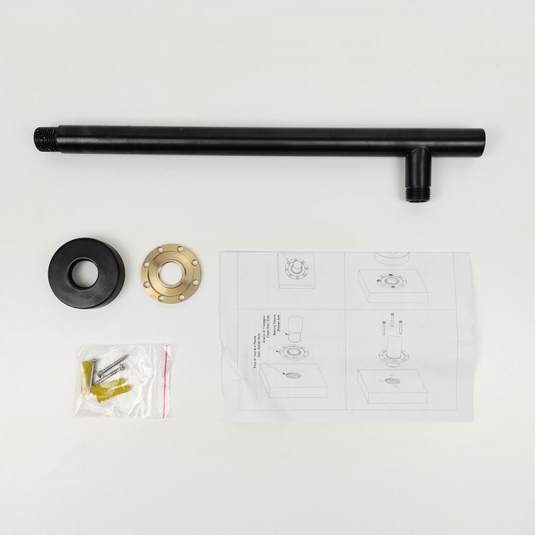 Paini Кронштейн настенный 35 см, цвет: черный брашированный 50PZ745TT35