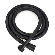 Paini Душевой шланг 150 см, с металлической оплеткой, цвет: черный матовый 53YO162DAC150