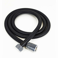 Paini Душевой шланг 150 см, с металлической оплеткой, цвет: черный матовый 53YO162DAC150