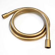 Paini Душевой шланг 150 см, с металлической оплеткой, цвет: золото брашированное 950150PVCPJ