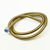 Paini Душевой шланг 150 см, с металлической оплеткой, цвет: золото брашированное 53PJ162DAC