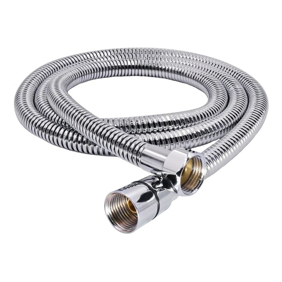 Paini Душевой шланг 150 см, с металлической оплеткой, цвет: хром 53CR162DAC150