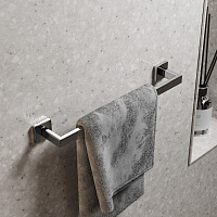 Paini Dax-r-dax Полотенцедержатель, 39 см, подвесной, цвет: хром 84CR001