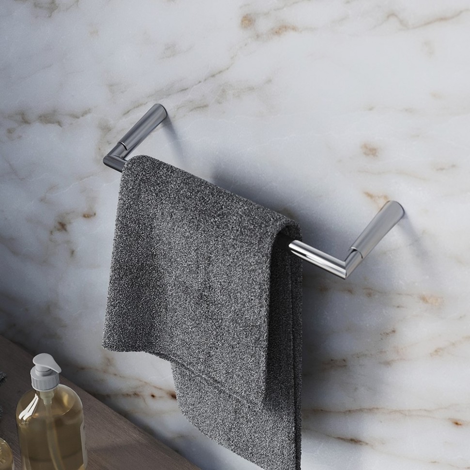 Paini Morgana Полотенцедержатель, 35 см, подвесной, цвет: хром 73CR001