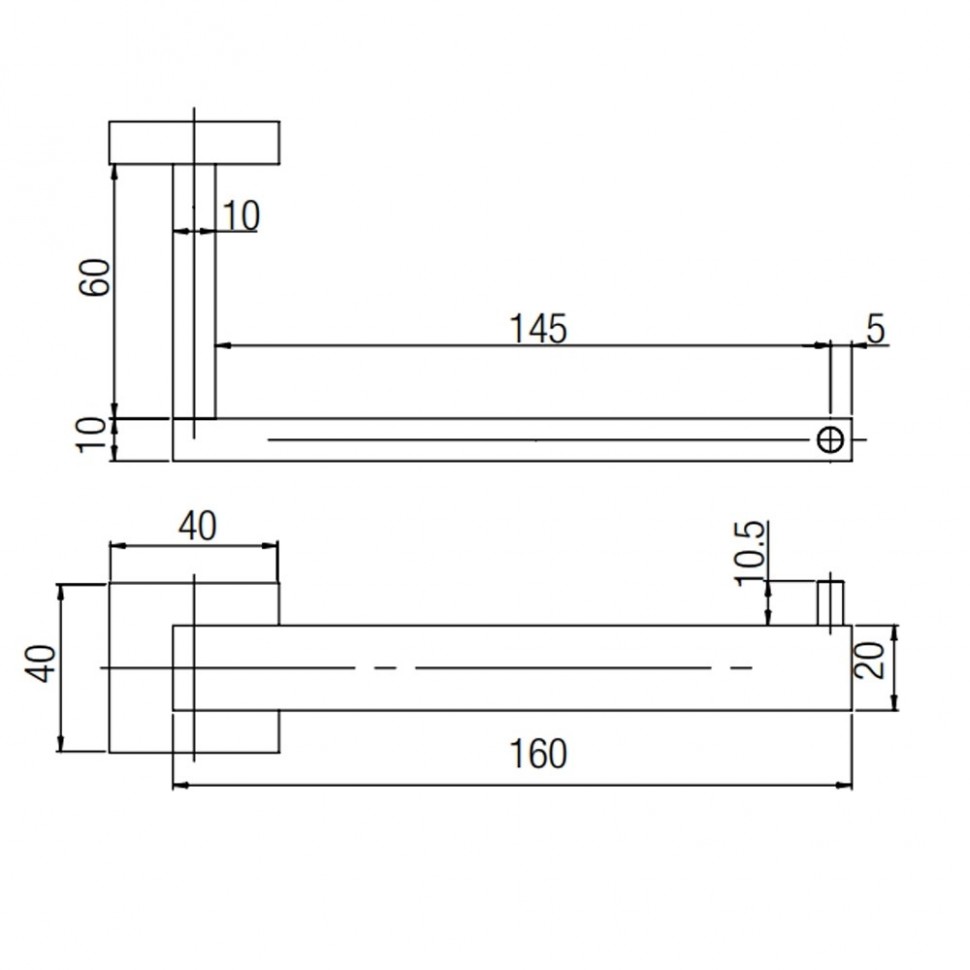 Paini Dax-r-dax Держатель туалетной бумаги, цвет: хром 84CR051