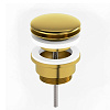 Paini Донный клапан клик-клак универсальный, цвет: золото брашированное 53PJ945TSR