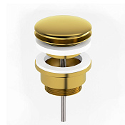 Paini Донный клапан клик-клак универсальный, цвет: золото брашированное 53PJ945TSR