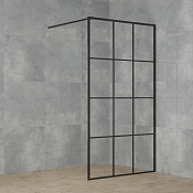 Paini Душевая перегородка 100x195 рисунок решетка PAINI-WalkIN100G