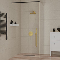 Paini Душевая перегородка 80x195 стекло прозрачное PAINI-WalkIN80C