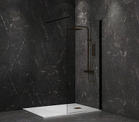 Paini Душевая перегородка 80x195 стекло прозрачное PAINI-WalkIN80C