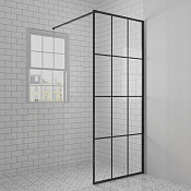 Paini Душевая перегородка 90x195 рисунок решетка PAINI-WalkIN90G