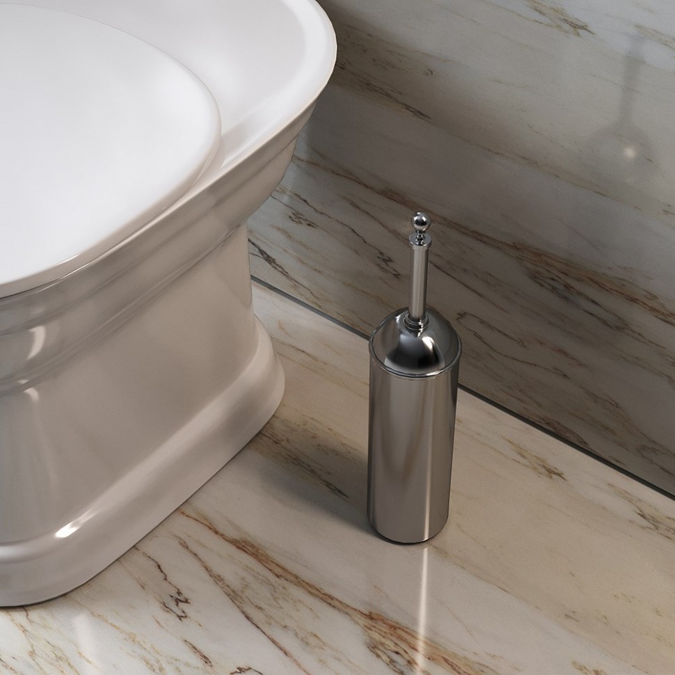 Paini Duomo Ершик для унитаза напольный цвет: хром 88CR061