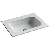 Ceramicanova Grace Раковина накладная 61х45,7 см, без перелива и отв. под смес, цвет: белый глянц. CN7011wx