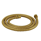 Remer Душевой шланг 150 см, в металлической оплетке, цвет: oro spazzolato 333CN150BG