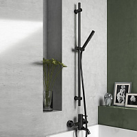 Paini Душевая штанга 90 см, цвет: черный брашированный 50PZ129TTRI