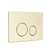 Boheme Кнопка смыва для инсталляции, 2 режима, нержавеющая сталь, цвет: gold 649-G