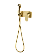 Boheme Spectre Гигиенический душ со смесителем и встраиваемой частью, цвет: matt gold 457-MG