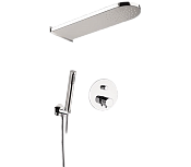Remer Elegance Душевой комплект: термостат, верхний душ 16 см, лейка 1 режим, шланг, цвет: cromo NT09S027MDMM