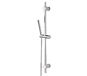 Remer Душевой гарнитур: душевая лейка 1 вид струи, штанга 70 см, шланг 150 см, цвет: cromo 317G317MM