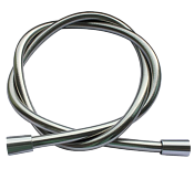 Remer Душевой шланг ПВХ 120 см, в металлической оплетке, цвет: visual inox 332CN2G120XV