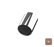 Almar Beam Верхний душ с кронштейном d 10 см, 1 режим, цвет: brushed copper E044287.CO