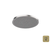 Almar Velvet Верхний душ без кронштейна d23,2 см, 1 режим, цвет: brushed high brass E044290.HB316