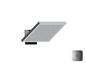 Almar Velvet Верхний душ с кронштейном настенным 23,4х25,4 см, 1 режим, цвет: chrome E044300.CR