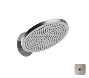 Almar Velvet Верхний душ с кронштейном настенным d23,2 см, 1 режим, цвет: nickel brushed E044301.NB