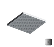 Almar Velvet Верхний душ без кронштейна 23,2х23,2 см, 1 режим, цвет: chrome E044297.CR