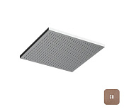 Almar Velvet 300 Верхний душ без кронштейна 30х30 см, 1 режим, цвет: brushed copper E044278.CO