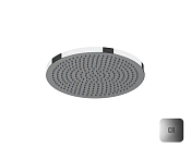 Almar Velvet Верхний душ без кронштейна d 23,2 см, 1 режим, цвет: chrome E044293.CR