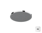 Almar Velvet Верхний душ без кронштейна d23,2 см, 1 режим, цвет: matt white E044292.MW