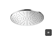 Almar Round 250 Верхний душ без кронштейна d24,8 см, 1 режим, цвет: brushed absolute black E044049.AB