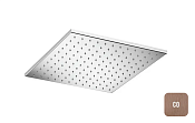 Almar Square 300 Верхний душ без кронштейна 30х30 см, 1 режим, цвет: brushed copper E044043.CO