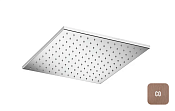 Almar Square 300 Верхний душ без кронштейна 30х30 см, 1 режим, цвет: brushed copper E044039.CO