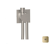 Almar Modular Square Шланговое подключение для лейки, внешняя часть, цвет: polished gold E192001.GO