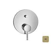 Almar Core Round Смеситель для душа, внешняя часть на 2 потребителя, цвет: brushed high brass E186532.HB